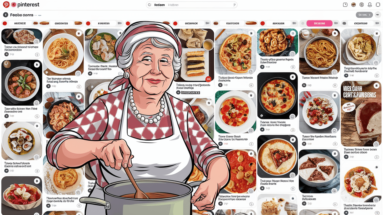 Italienische Nonna kocht mit Liebe